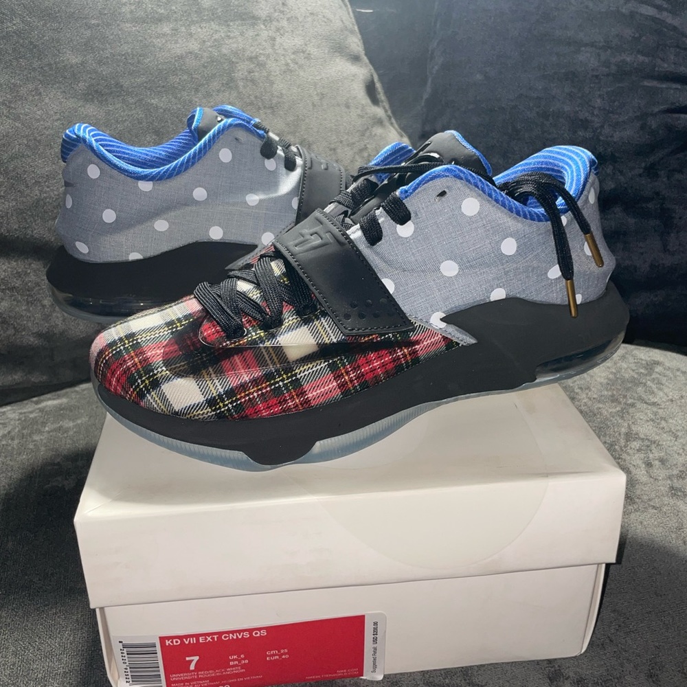 Nike KD VII 7 EXT CNVS QS “PLAID”